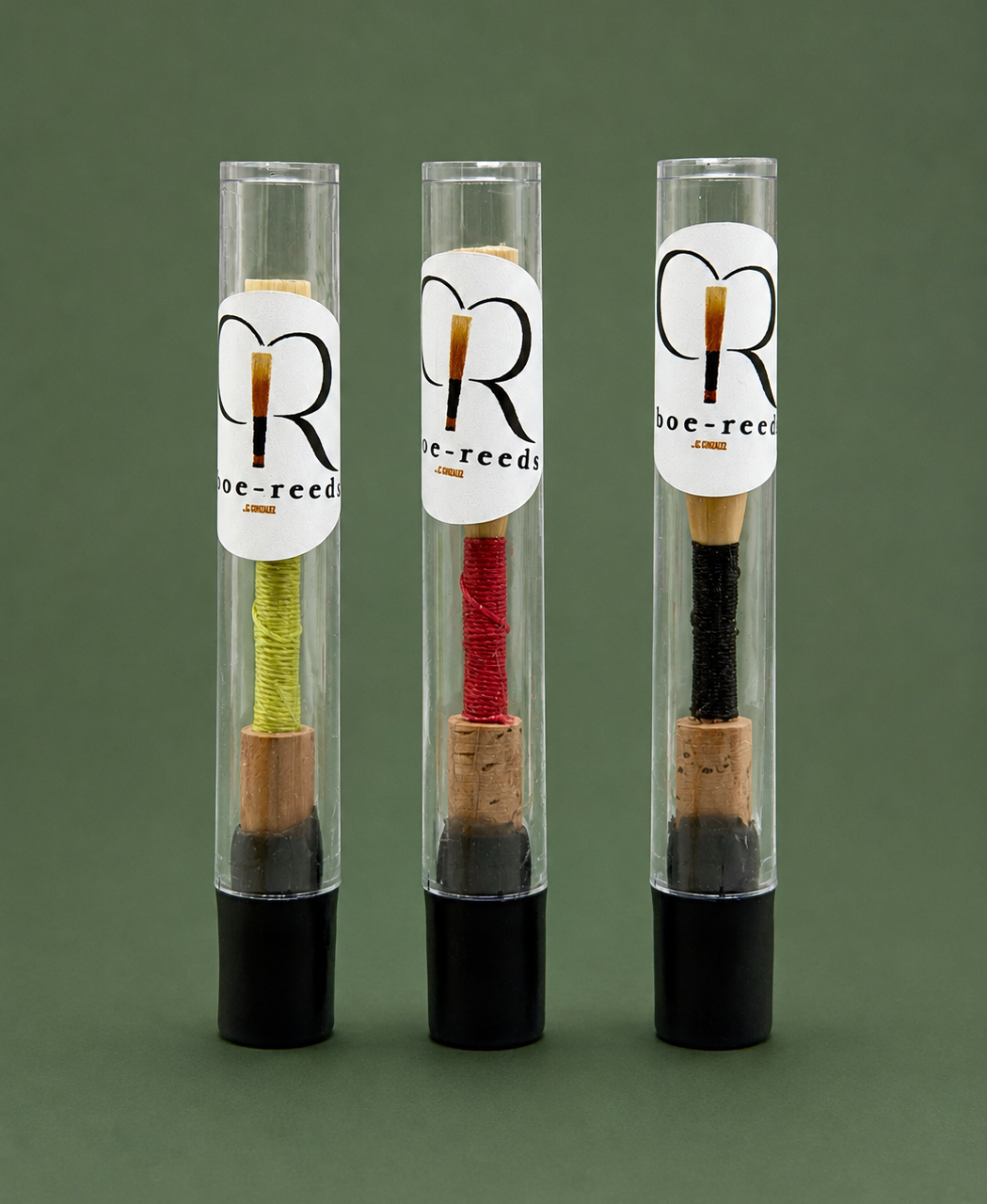 Personal Oboe Reed Pack with three handmade oboe reeds